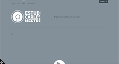 Desktop Screenshot of estudicarlesmestre.com